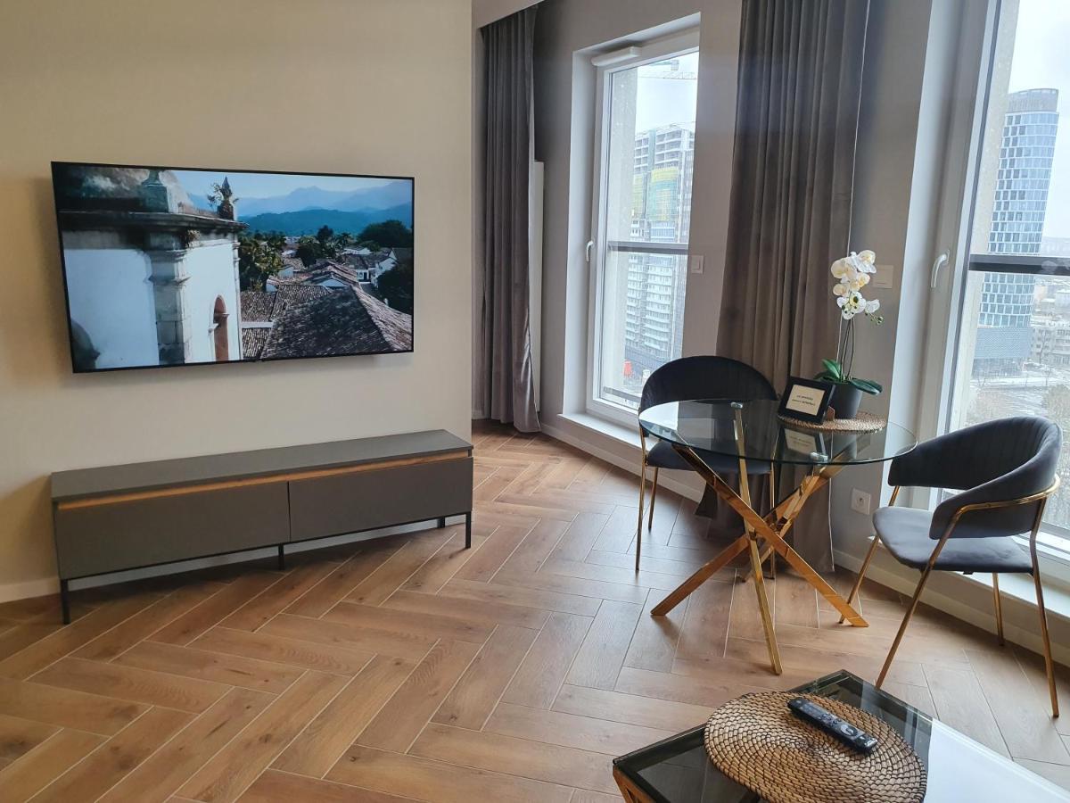 15 Pietro Sokolska 30 Towers Apartments - New- Lux- Parking- Sauna- Gym- And Good View From 15Th Floor Katowice Bagian luar foto